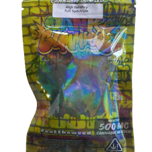 Dank Gummies – Blauwe bessen zure gummies
