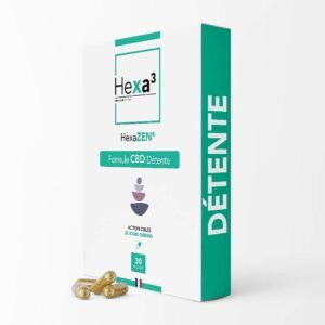 30 CBD Relaxation HexaZEN Capsules 1500mg. THC-vrij.