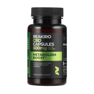 60 Full Spectrum Metabolism Boost CBD-capsules. 600 mg
