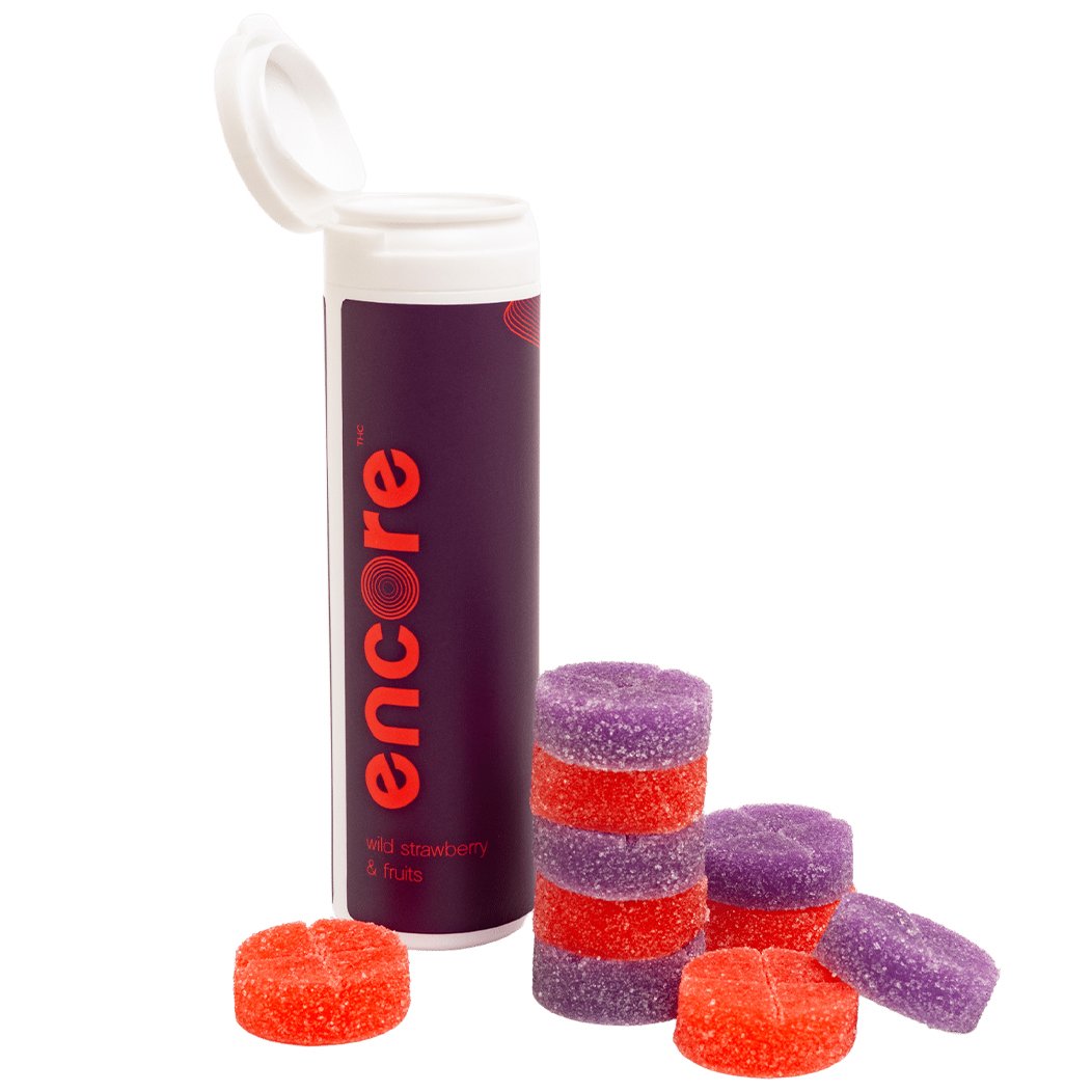 Encore THC Edibles – Wilde Aardbei & Fruit
