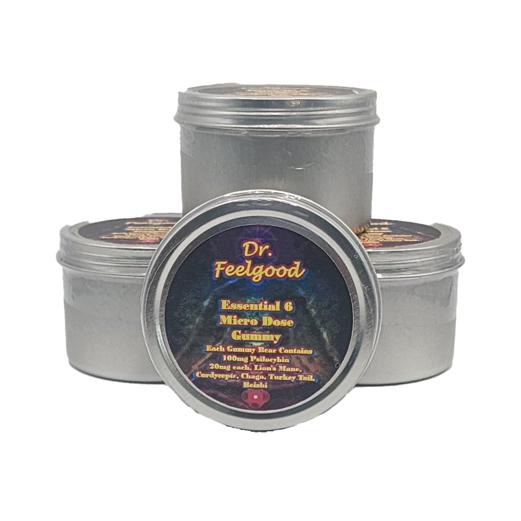 Essentiële 6 dagelijkse microdosis gummy's