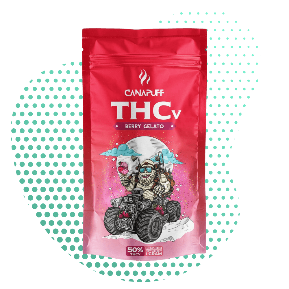 CanaPuff - BESSEN GELATO 50% - THCv Bloemen