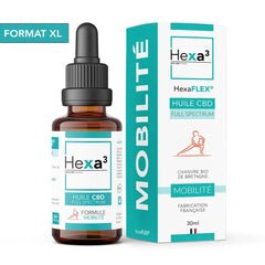 HexaFLEX Mobility CBD-olie. Biologische hennep. Full Spectrum 20% / 6000 mg (30 ml).