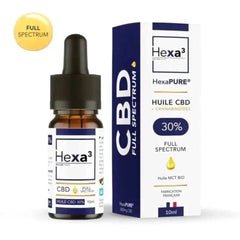 HexaPURE CBD-olie. MCT Bio. Full Spectrum 30% / 3000 mg (10 ml)