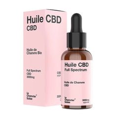 Le Chanvrier Suisse Full Spectrum CBD-olie 3000 mg of 6000 mg (30 ml)