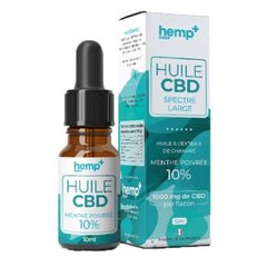 Breedspectrum CBD-olie Pepermunt 3000 mg. THC-vrij (10 ml)