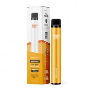 Mango Ice Vape Pen 500mg CBD+CBG (klaar voor gebruik)