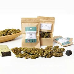 Pak bloemen en harsen